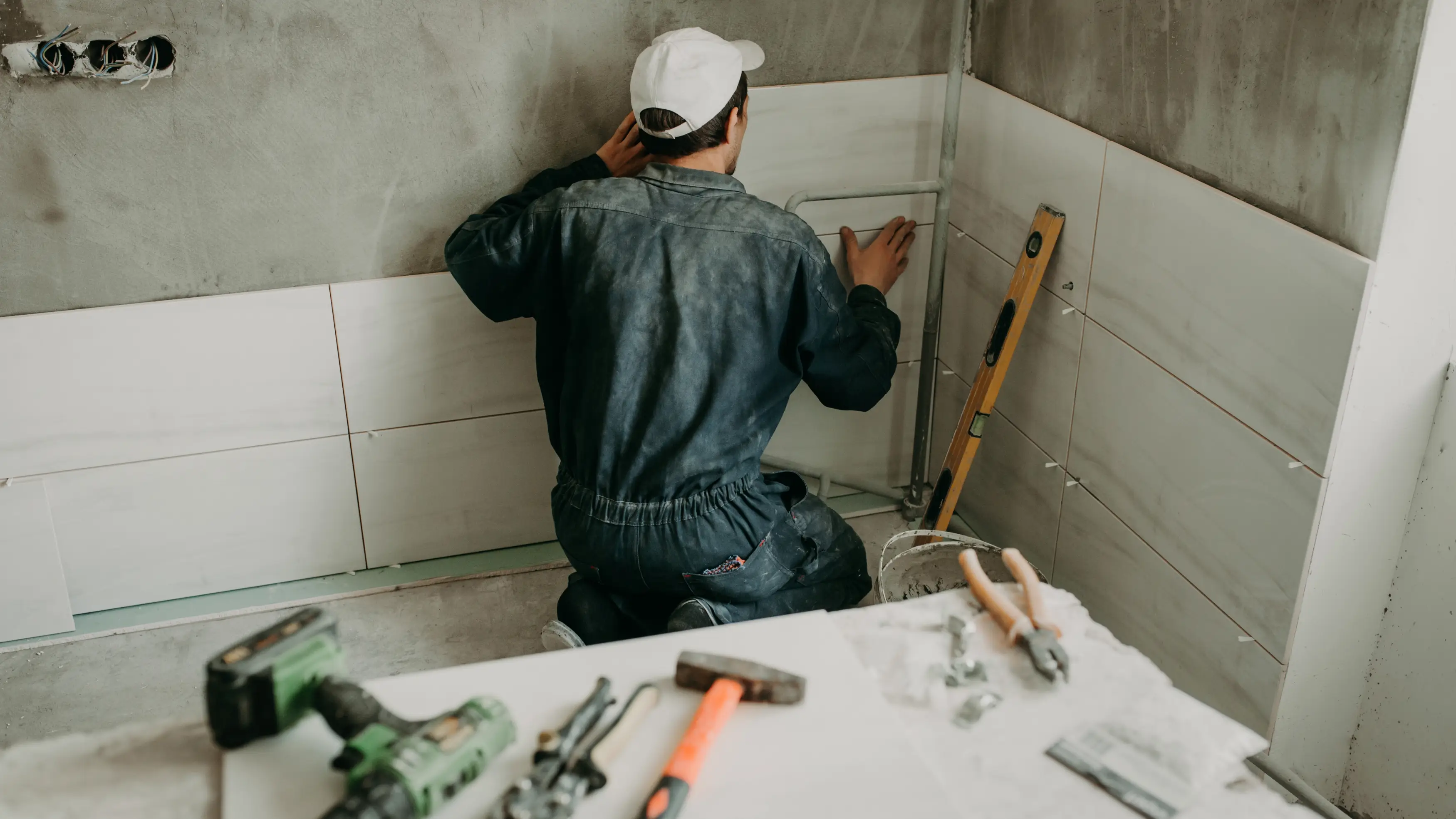 Mosaic tile installation